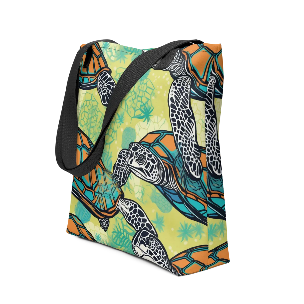 Tidal Shellwork on Tote Bag — Front