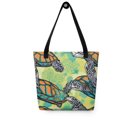 Tidal Shellwork on a Tote Bag