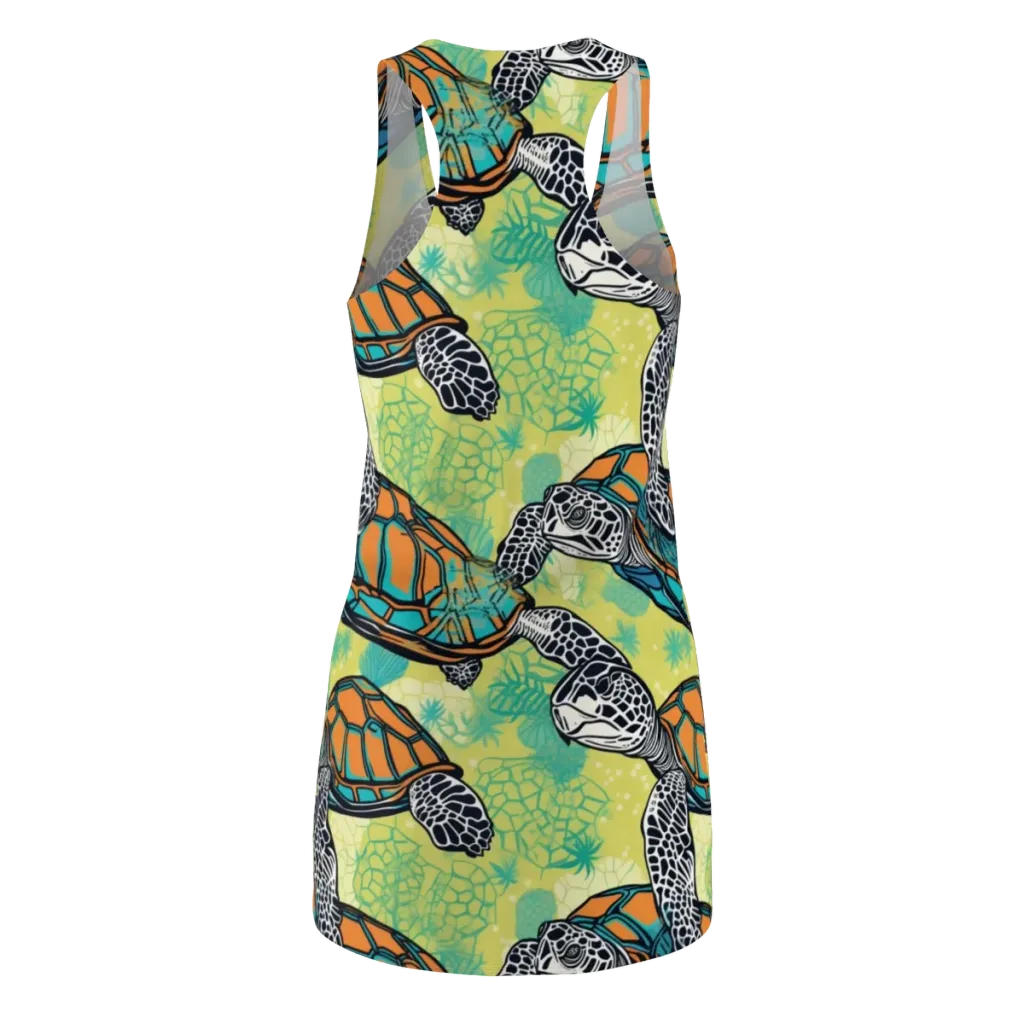 Tidal Shellwork on Racerback Dress — Back