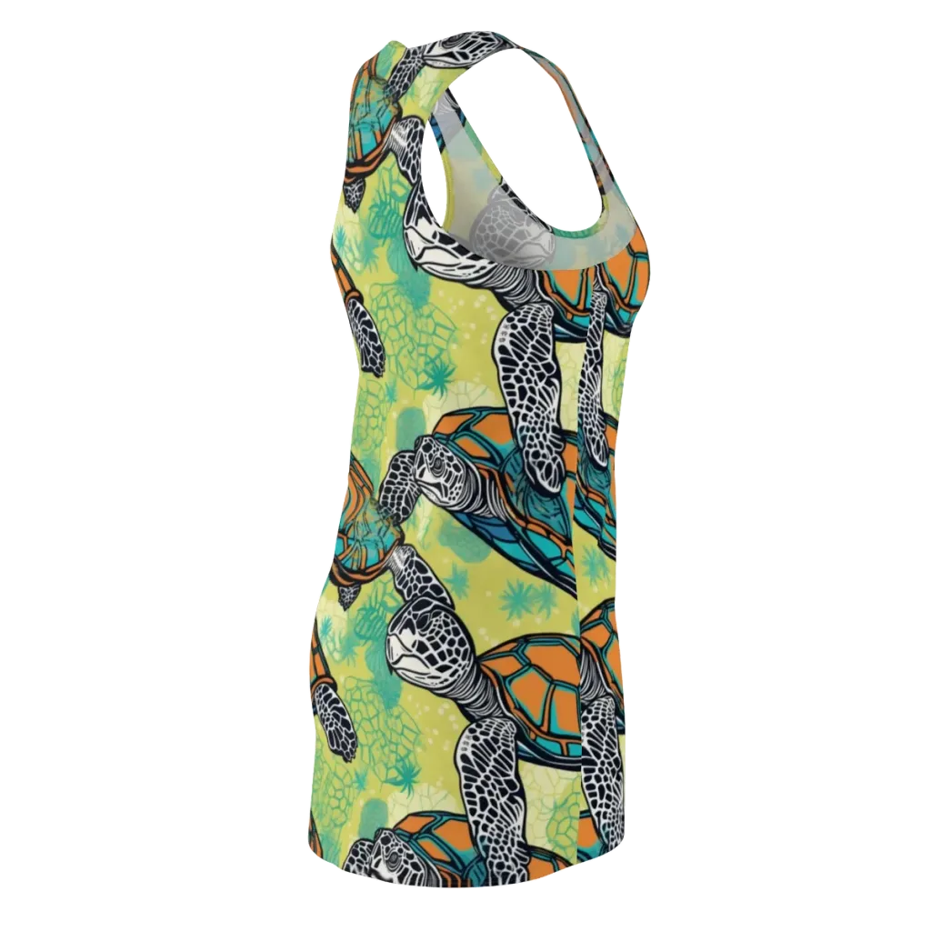 Tidal Shellwork on Racerback Dress — Back Side