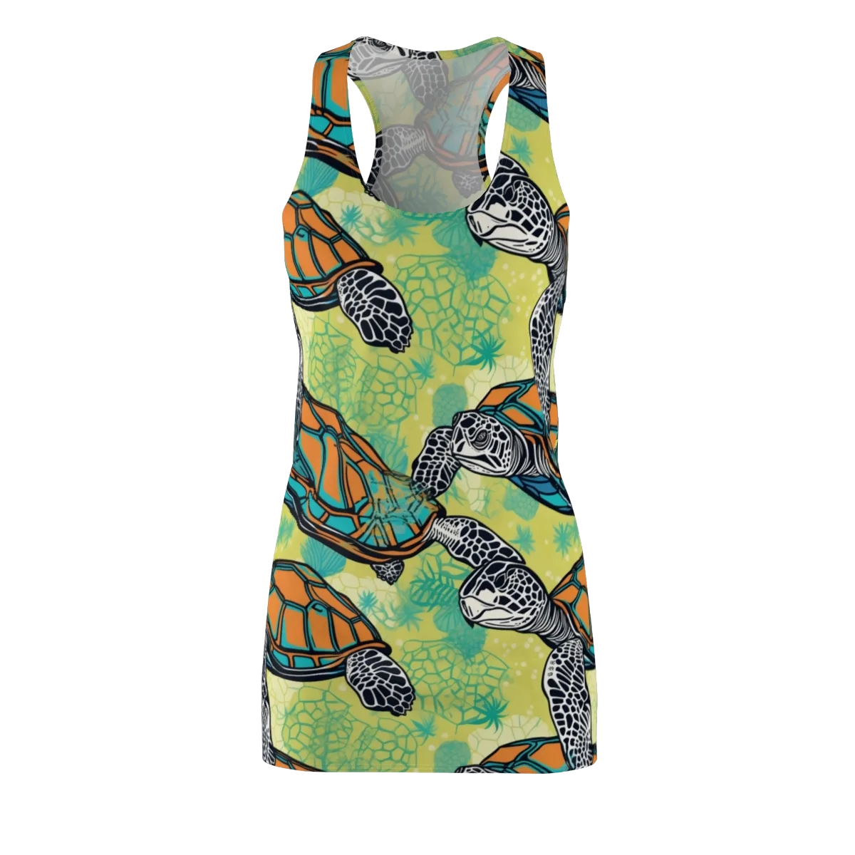 Tidal Shellwork on Racerback Dress — Front