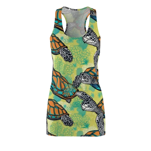 Tidal Shellwork on a Racerback Dress