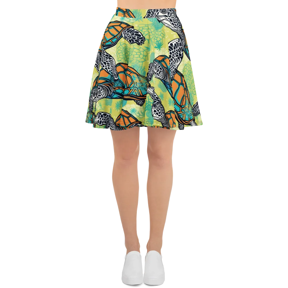 Tidal Shellwork on Skater Skirt — Front