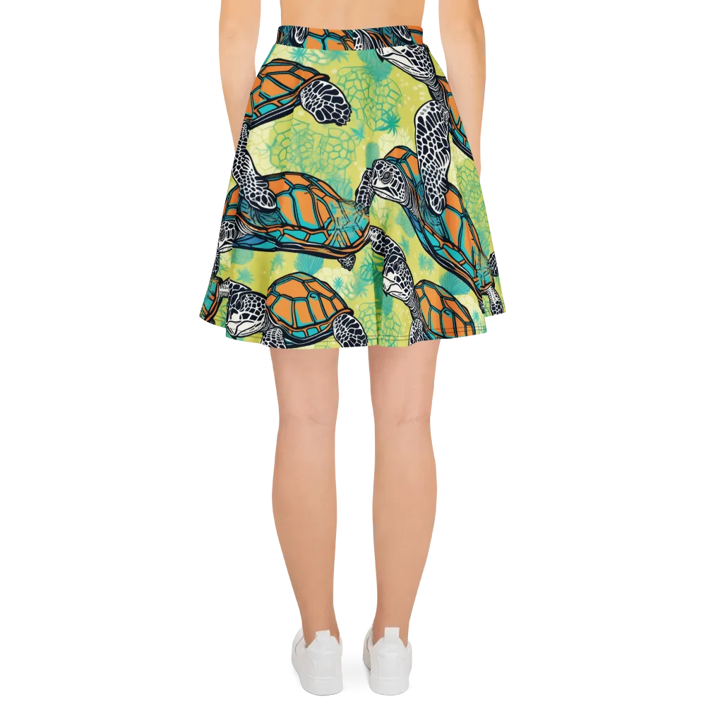 Tidal Shellwork on Skater Skirt — Back