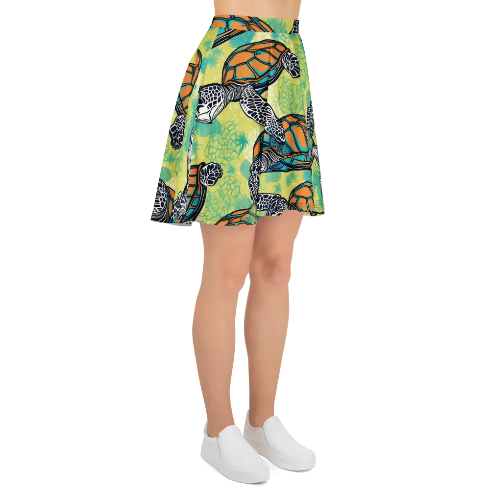 Tidal Shellwork on Skater Skirt — Right
