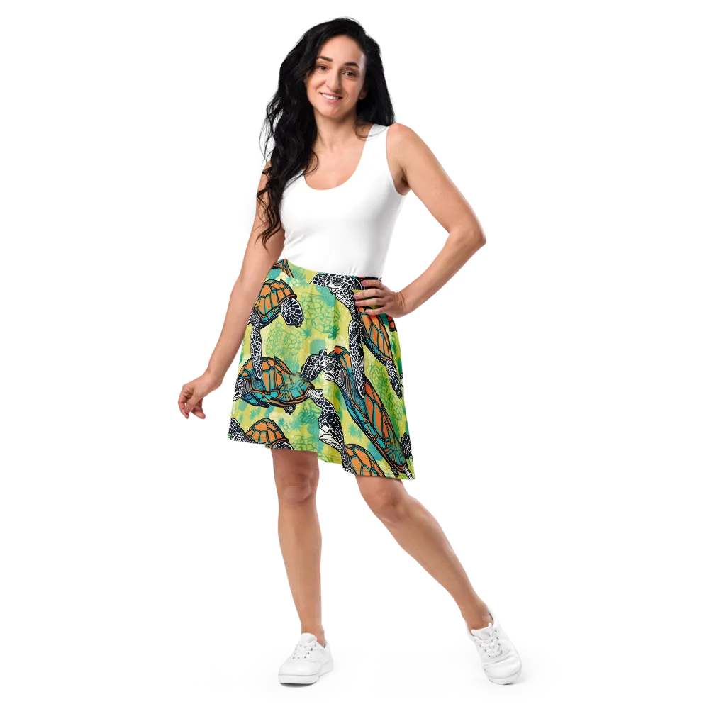 Tidal Shellwork on Skater Skirt — Front