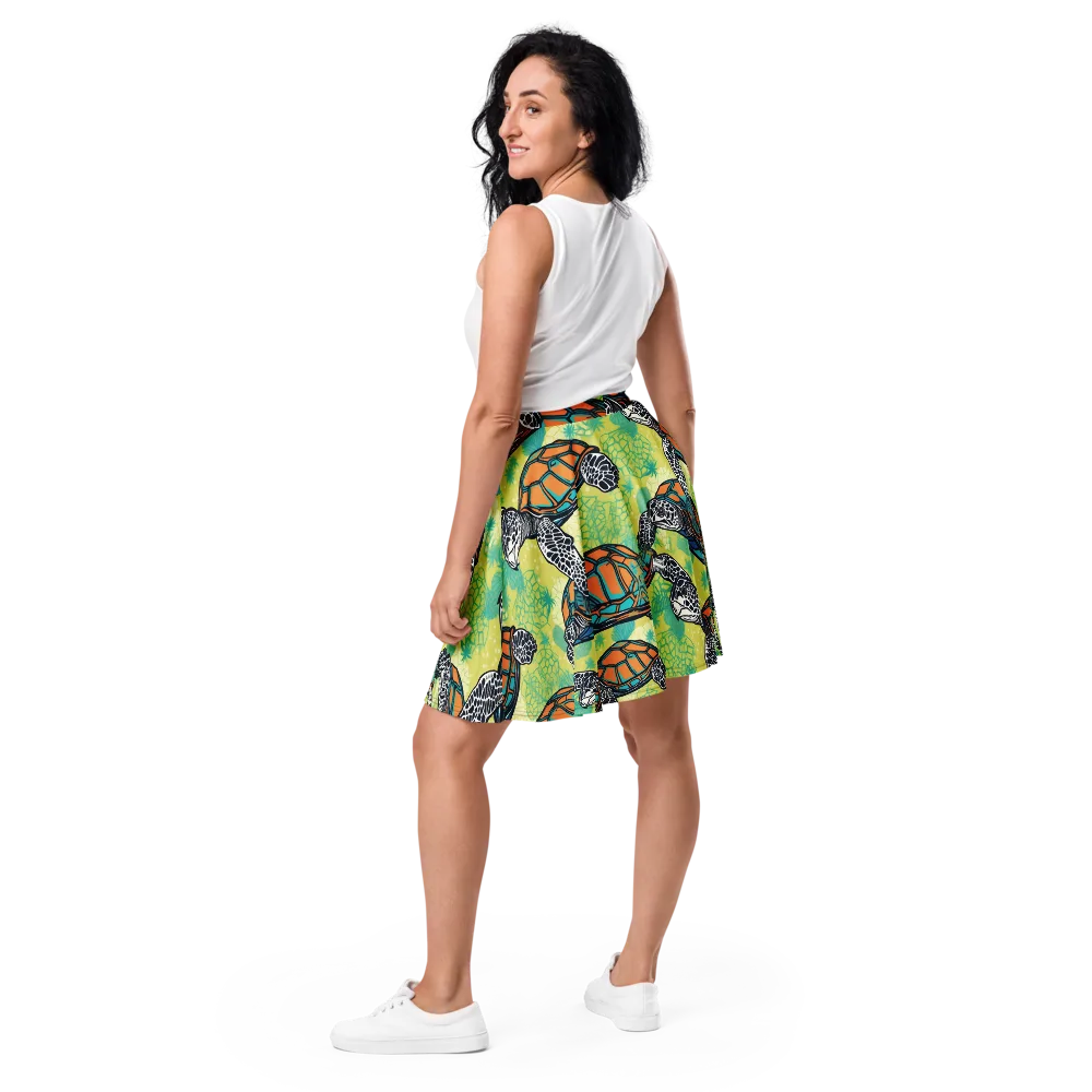 Tidal Shellwork on Skater Skirt — Back