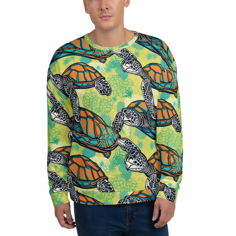 Tidal Shellwork on Sweatshirt — Front