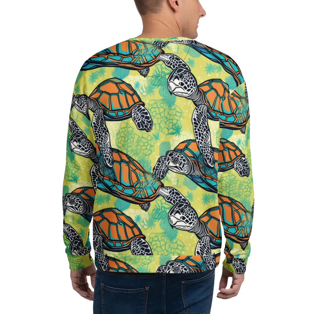 Tidal Shellwork on Sweatshirt — Back