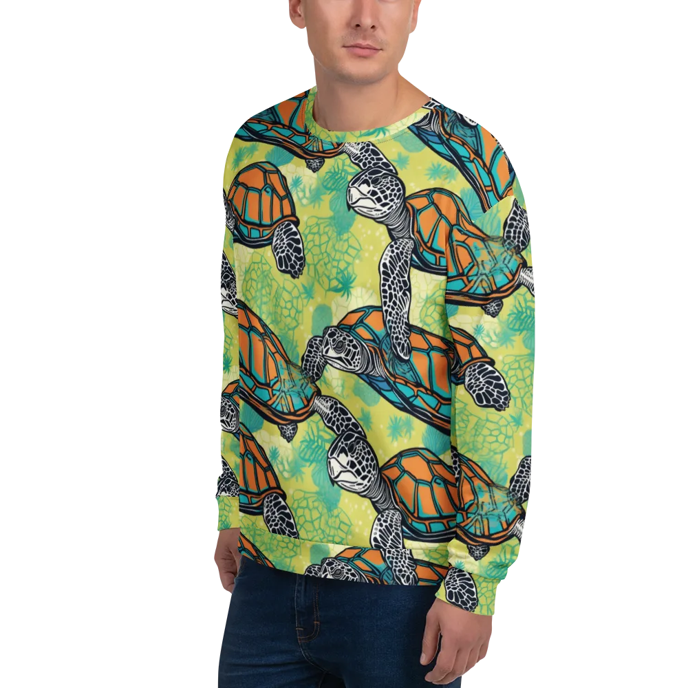 Tidal Shellwork on Sweatshirt — Left Front