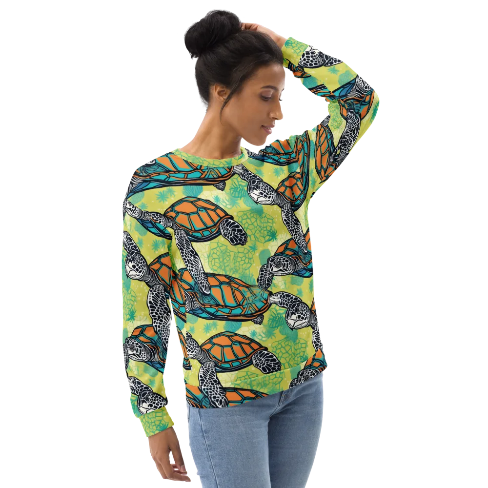 Tidal Shellwork on Sweatshirt — Right Front
