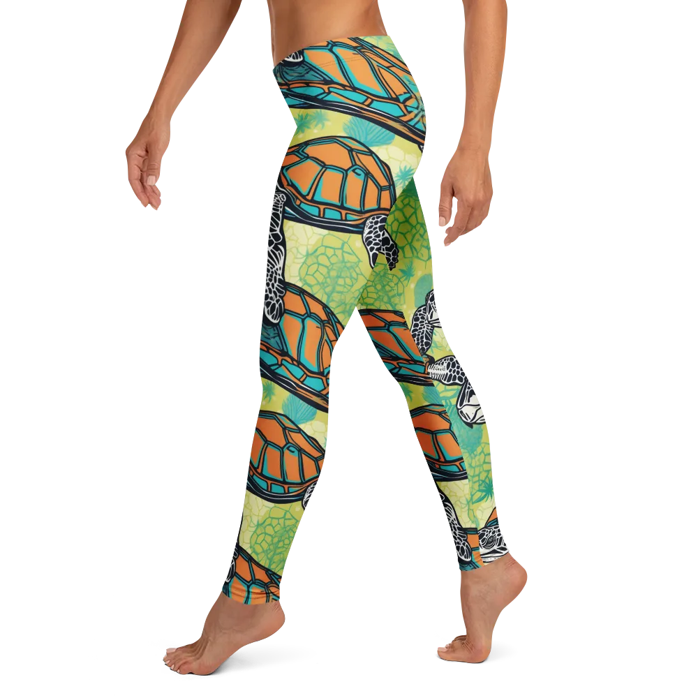 Tidal Shellwork on Leggings — Left