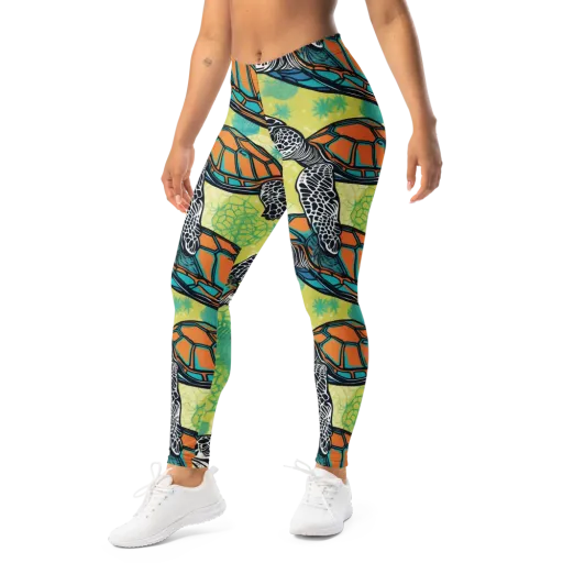 Tidal Shellwork on a Leggings