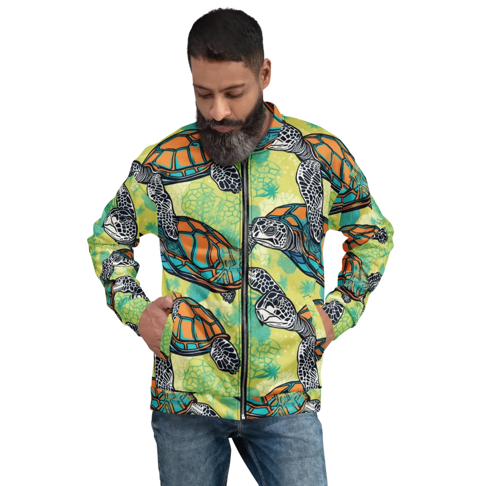 Tidal Shellwork on Bomber Jacket — Front