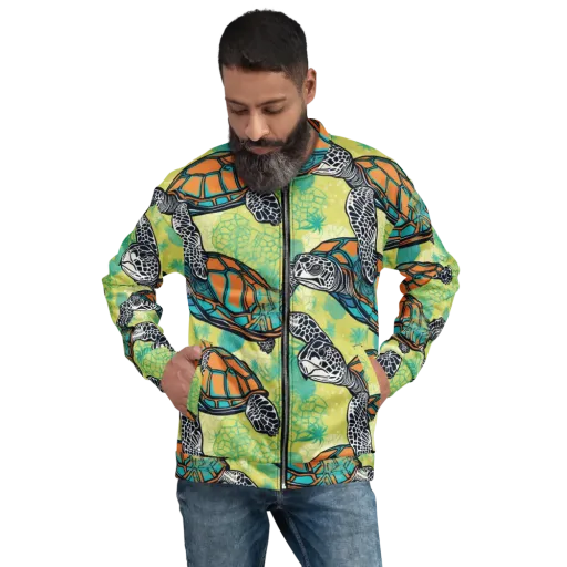 Tidal Shellwork on a Bomber Jacket