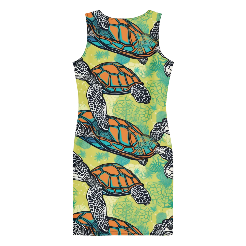 Tidal Shellwork on Bodycon Dress — Back