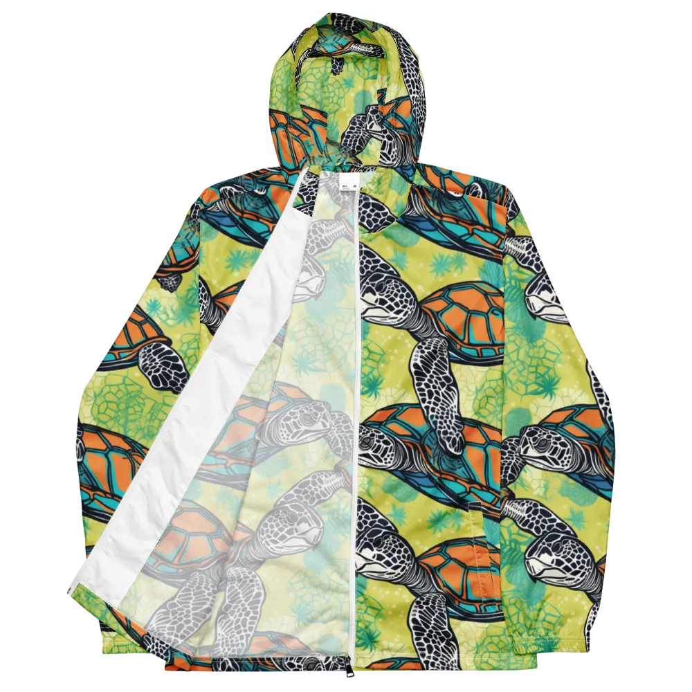 Tidal Shellwork on Men's Windbreaker — Front