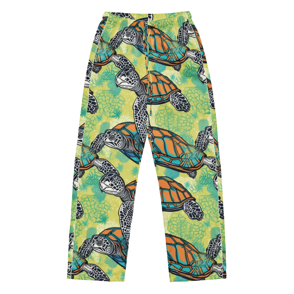 Tidal Shellwork on Women's Pajama Pants — Front