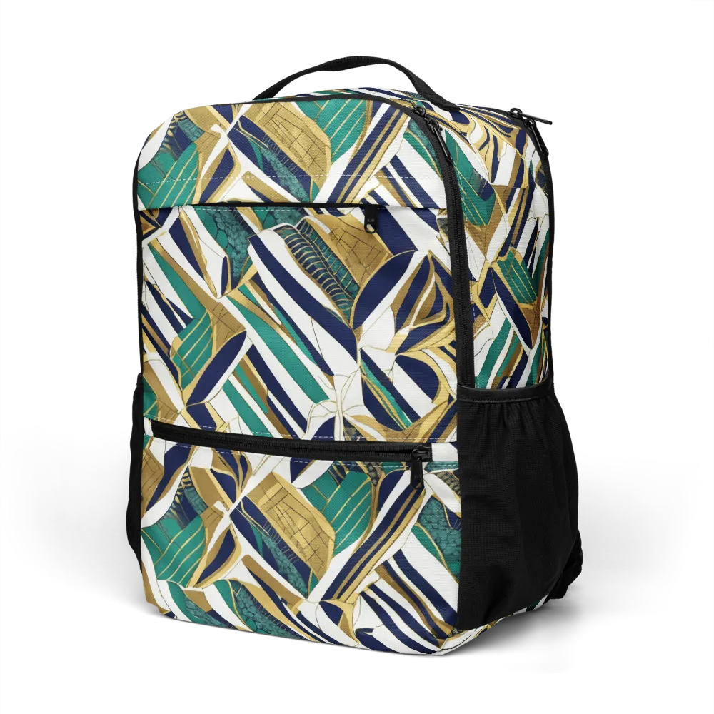 Gilded Tropic on Utility Backpack — Left Front