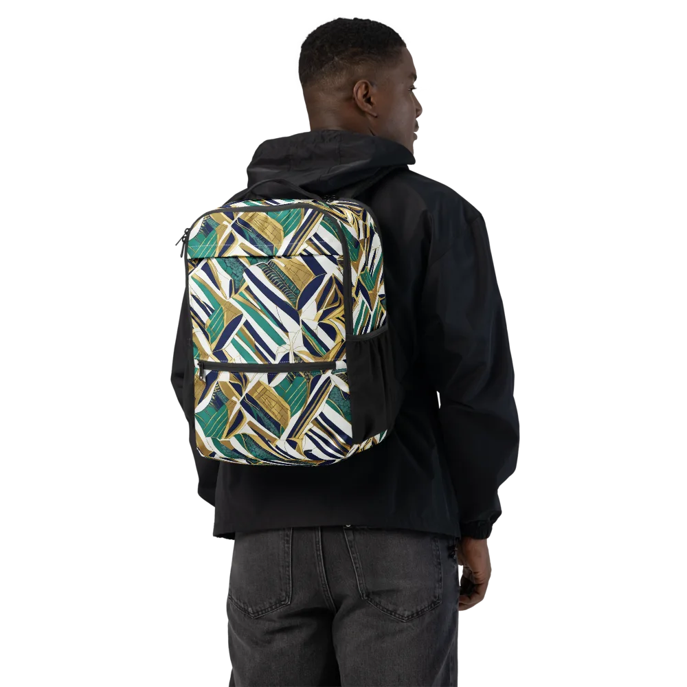 Gilded Tropic on Utility Backpack — Back