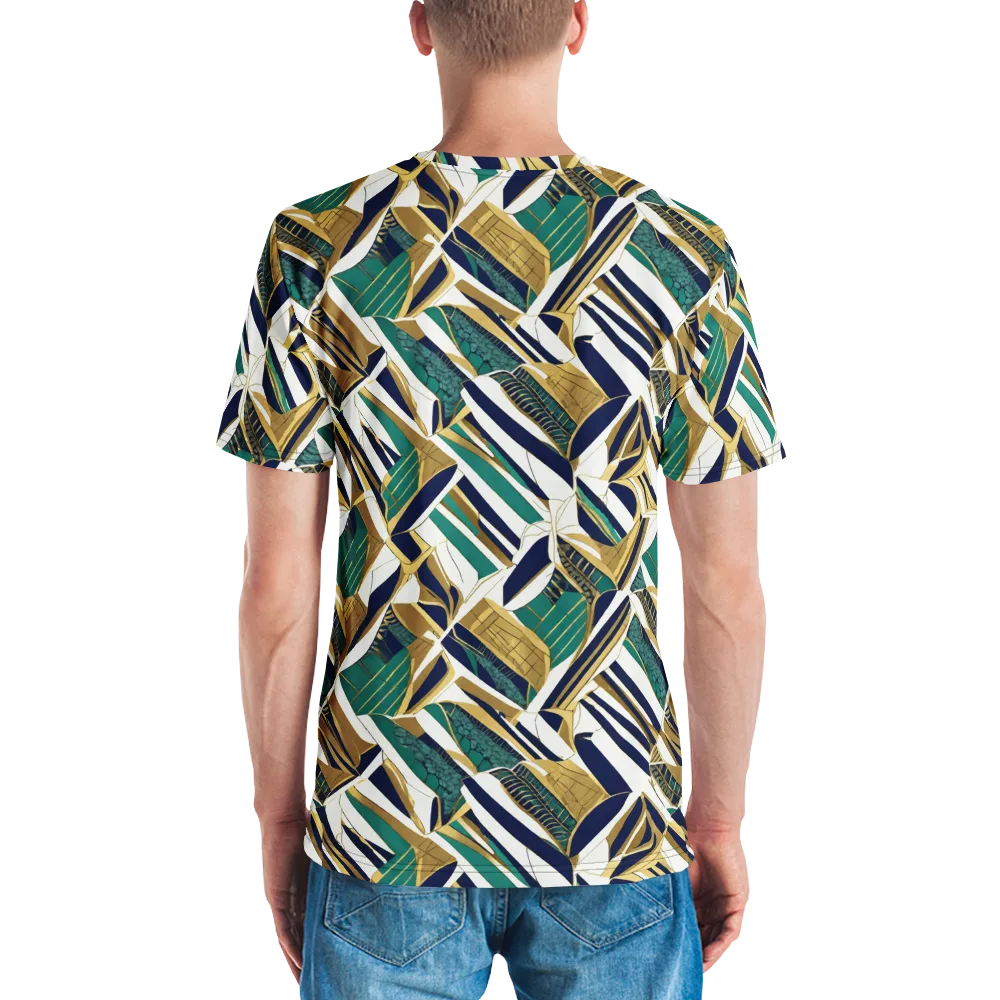 Gilded Tropic on Men's Crew Neck T-Shirt — Back