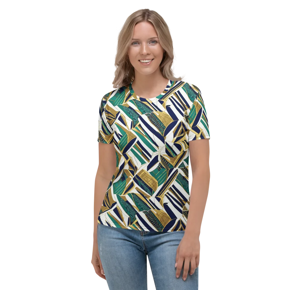 Gilded Tropic on Women's Crew Neck T-Shirt — Front