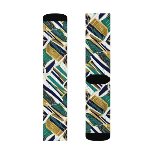 Gilded Tropic on a Socks