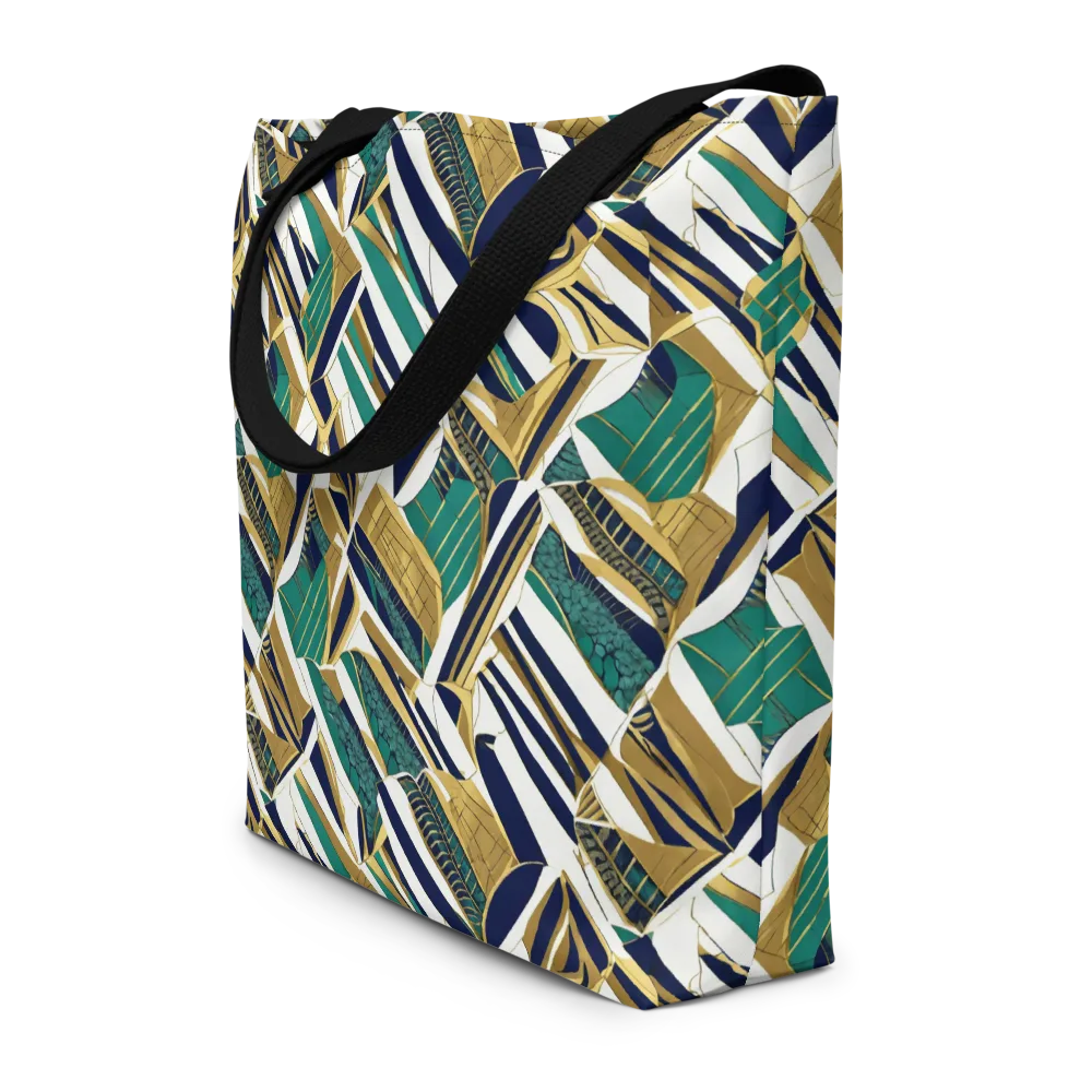 Gilded Tropic on Large Tote Bag W/ Pocket — Front