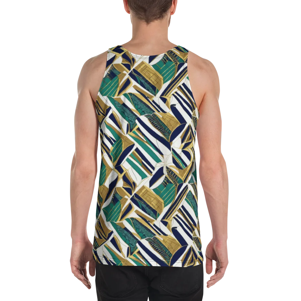 Gilded Tropic on Men's Tank Top — Back