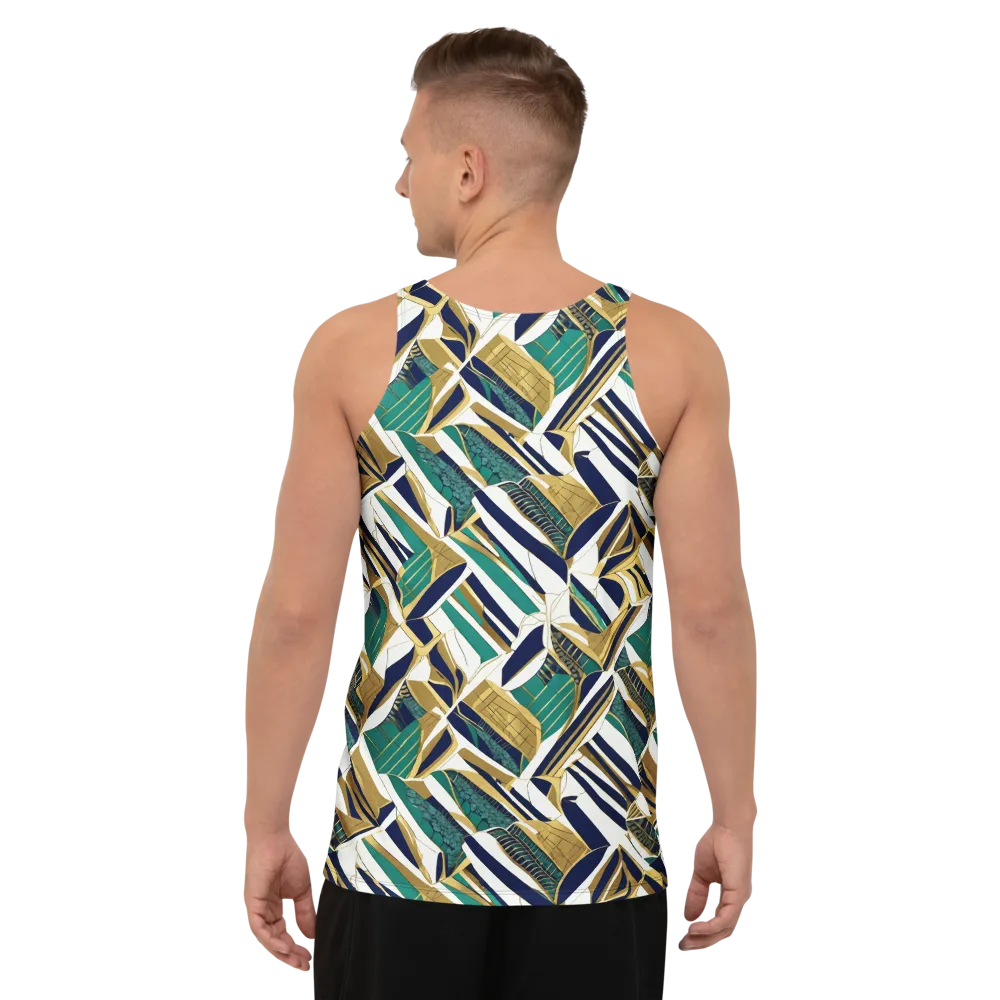 Gilded Tropic on Men's Tank Top — Back