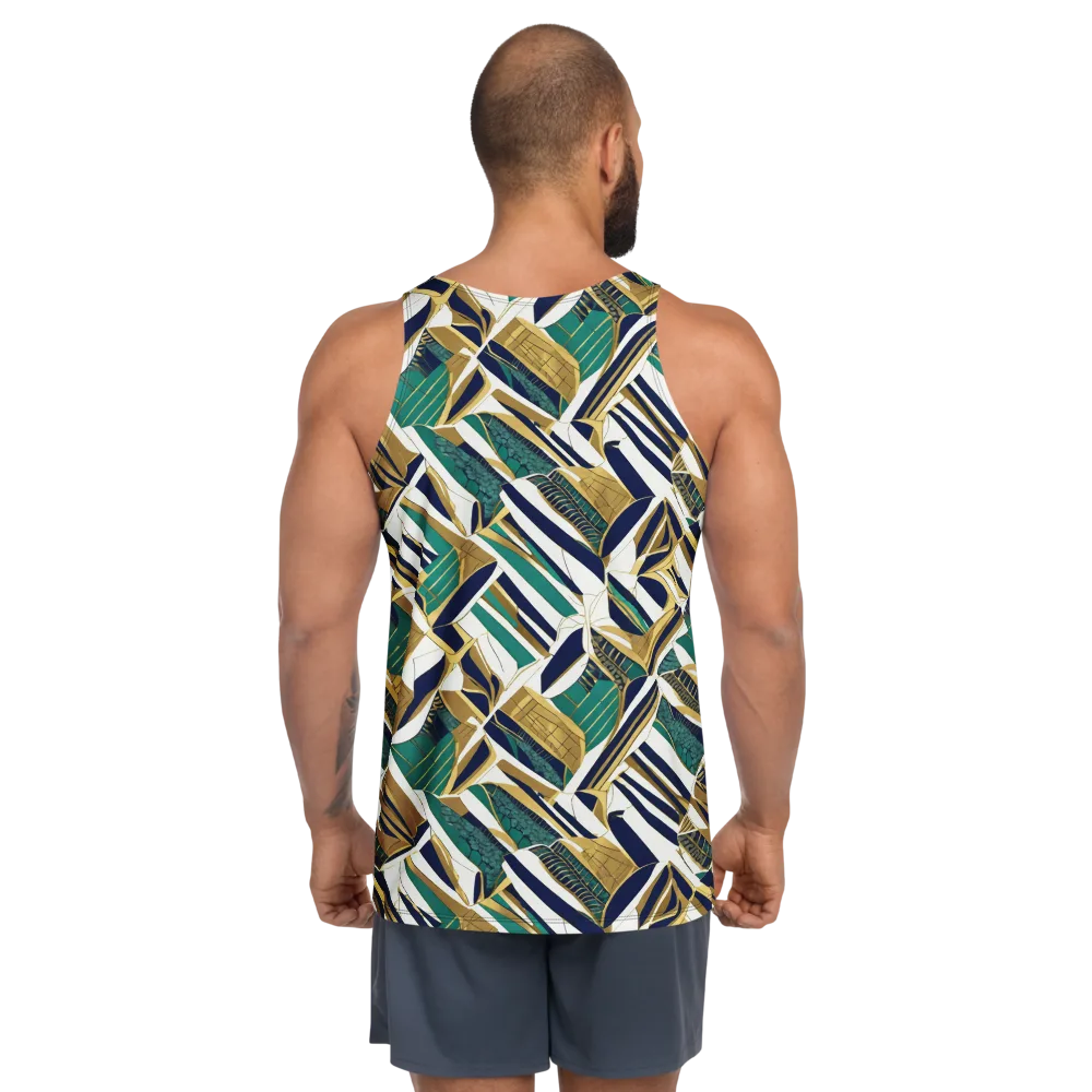 Gilded Tropic on Men's Tank Top — Back