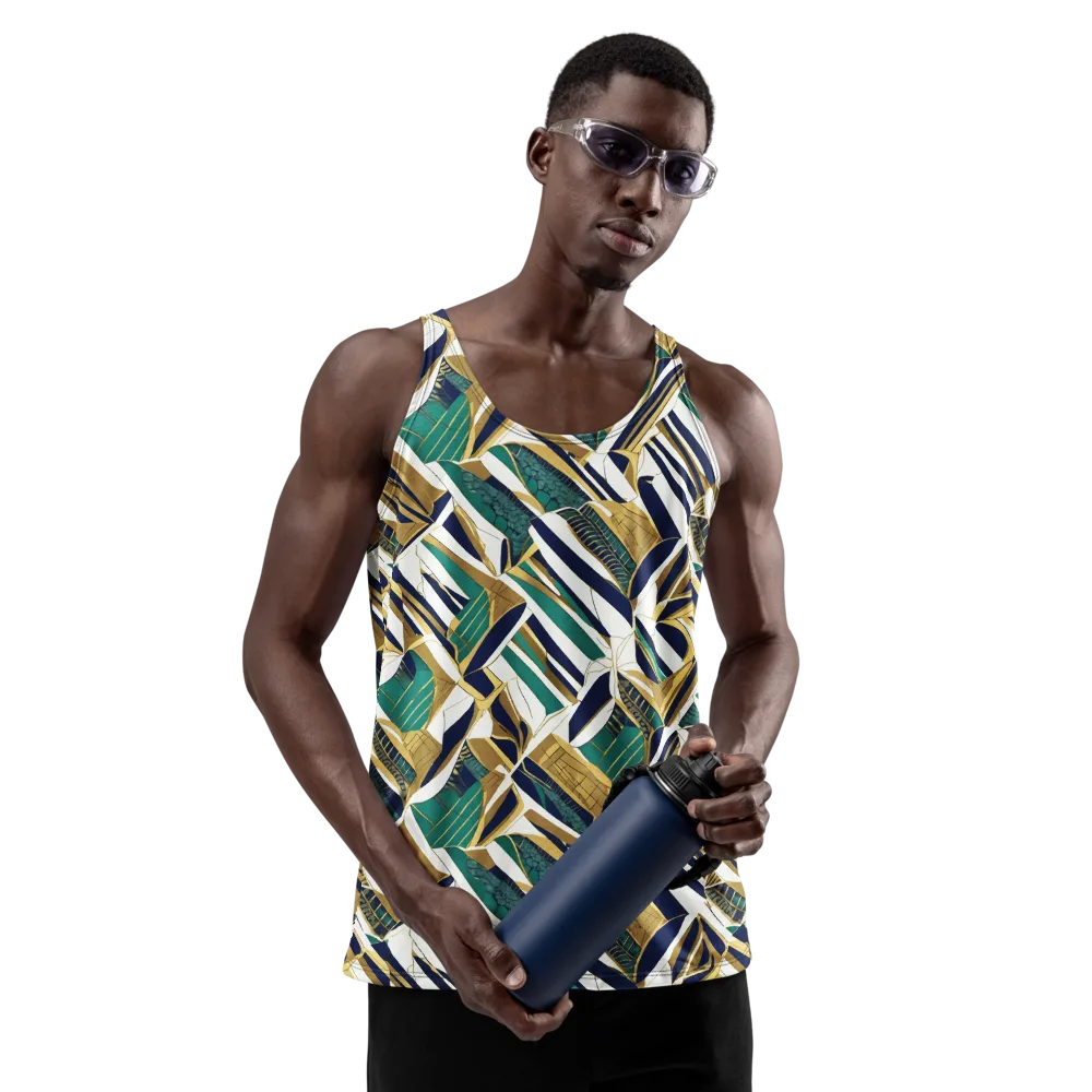 Gilded Tropic on Men's Tank Top — Front