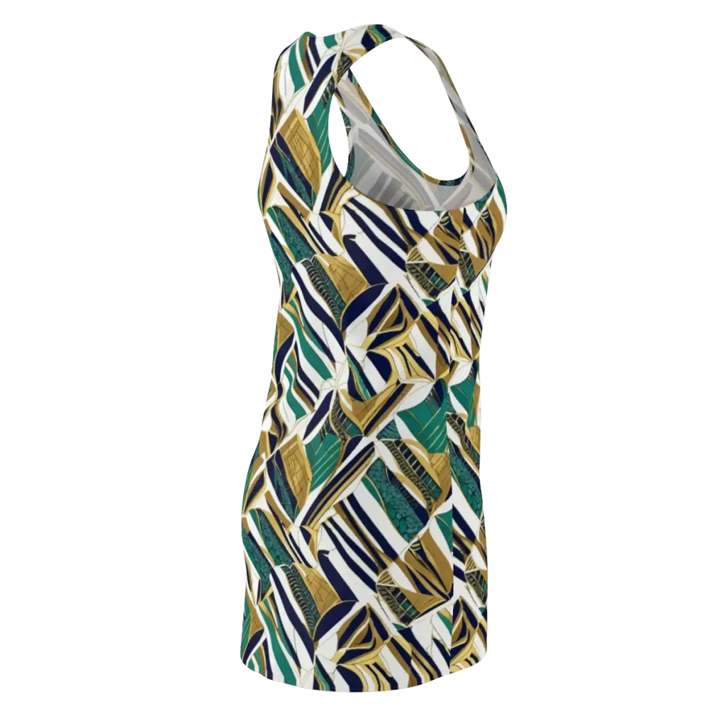 Gilded Tropic on Racerback Dress — Back Side