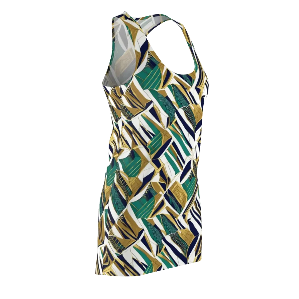 Gilded Tropic on Racerback Dress — Front Side