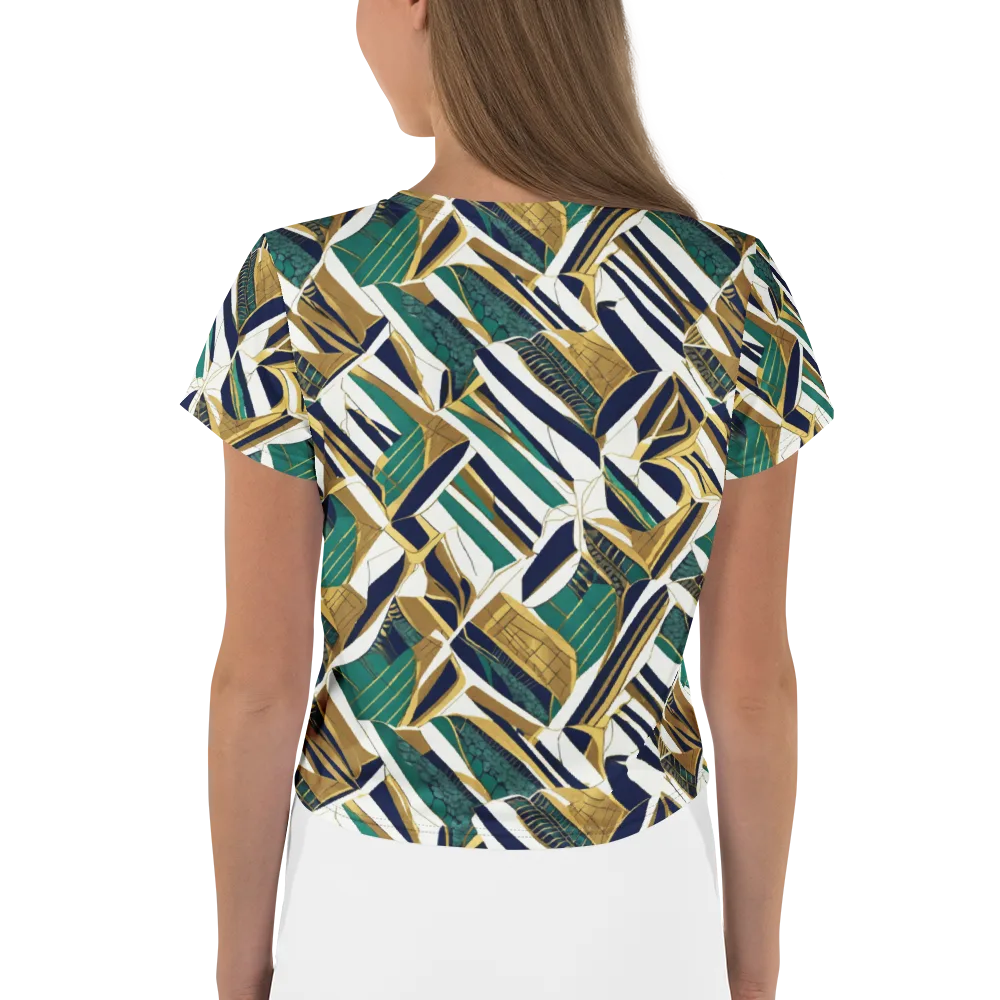 Gilded Tropic on Crop Tee — Back