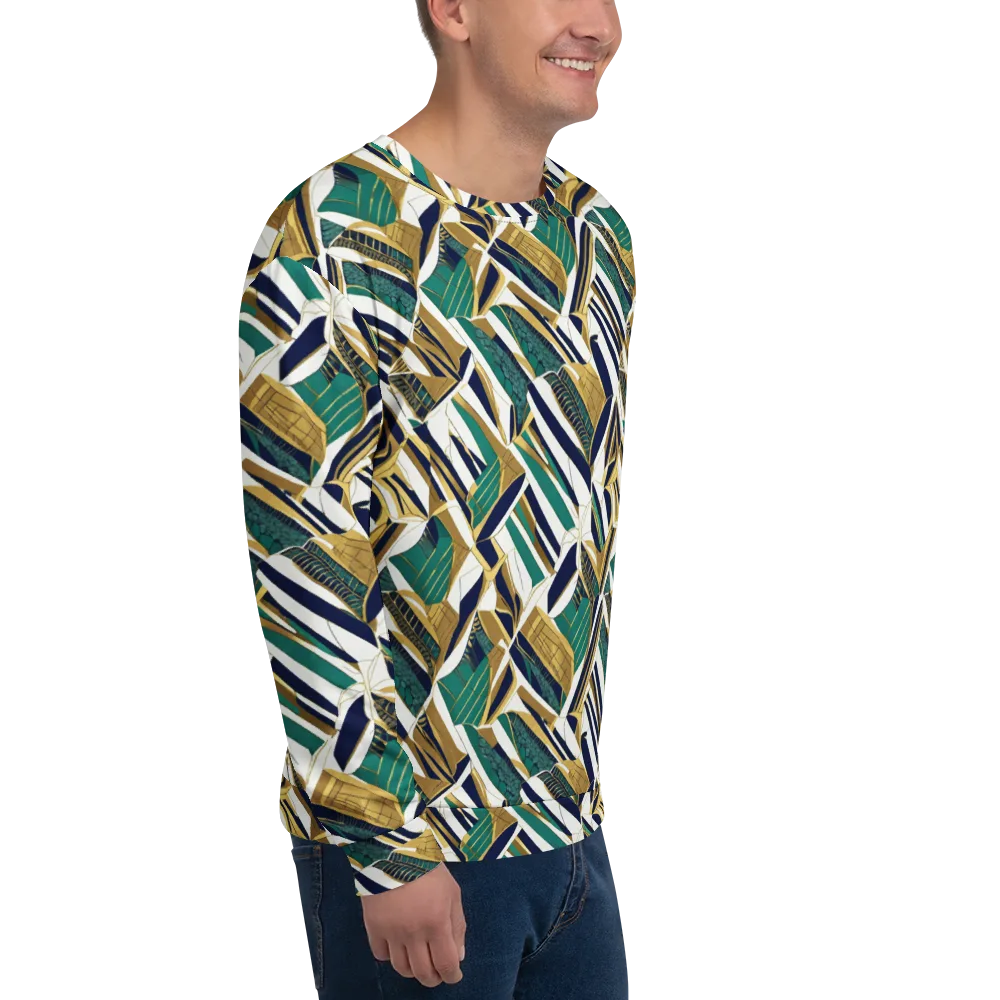 Gilded Tropic on Sweatshirt — Right Front