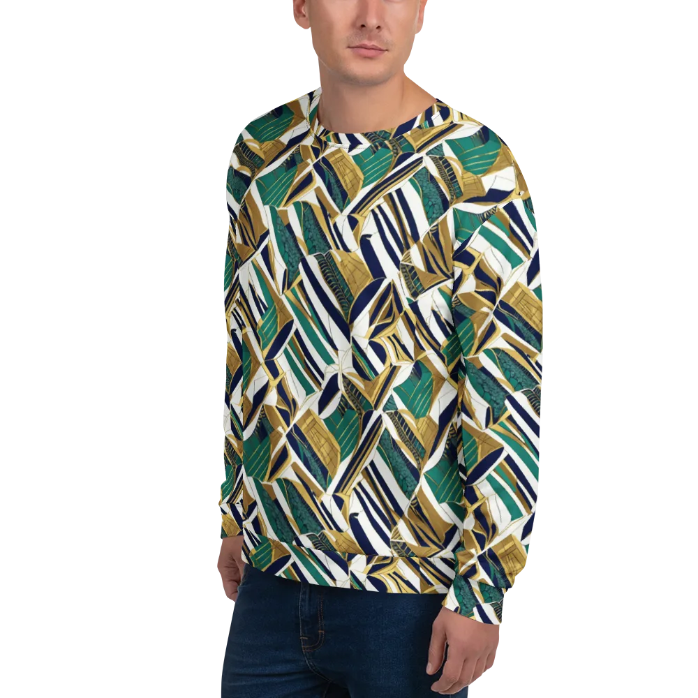 Gilded Tropic on Sweatshirt — Left Front