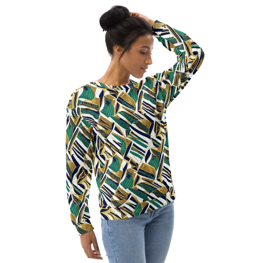 Gilded Tropic on Sweatshirt — Right Front