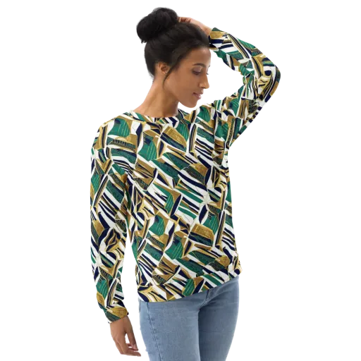 Gilded Tropic on a Sweatshirt