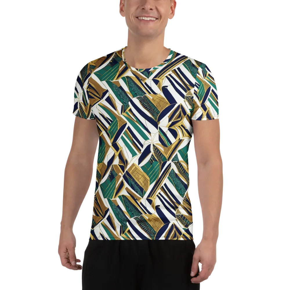 Gilded Tropic on Men's Athletic T-Shirt — Front
