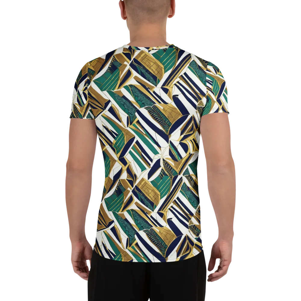 Gilded Tropic on Men's Athletic T-Shirt — Back