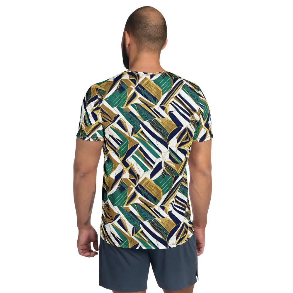 Gilded Tropic on Men's Athletic T-Shirt — Back