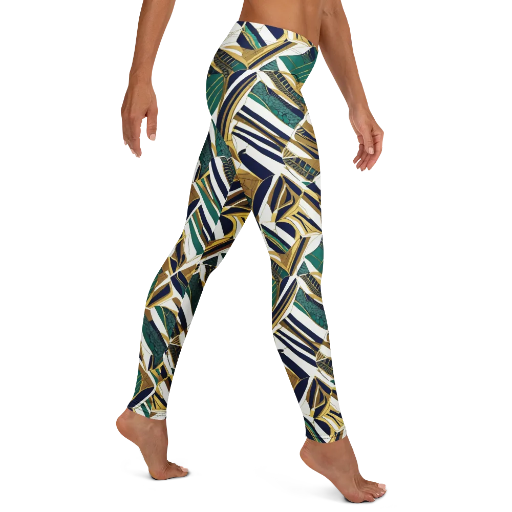 Gilded Tropic on Leggings — Right