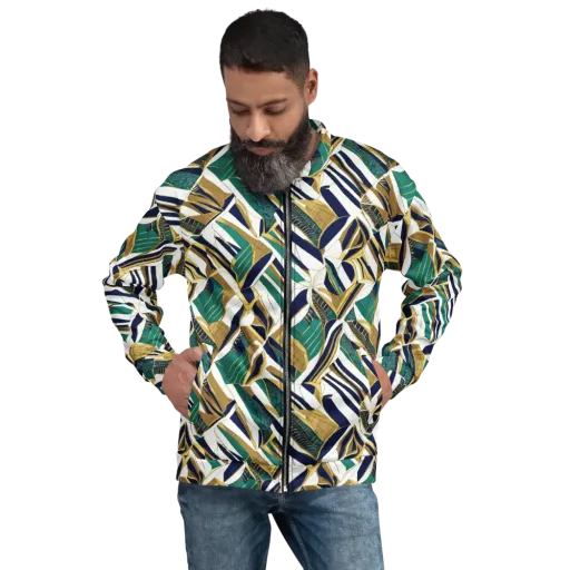 Gilded Tropic on a Bomber Jacket
