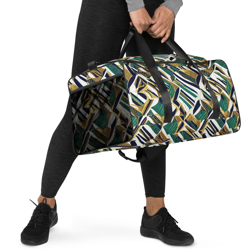Gilded Tropic on Duffle Bag — Right Front