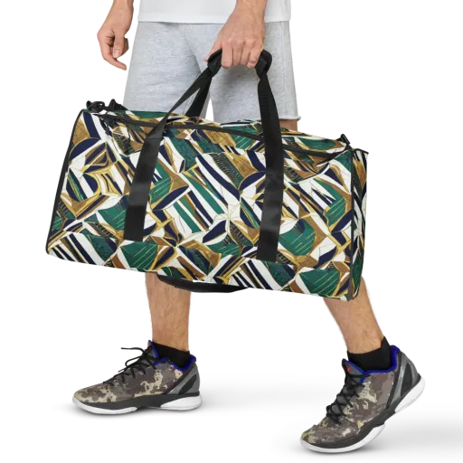 Gilded Tropic on a Duffle Bag