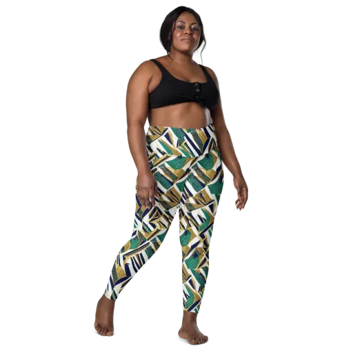 Gilded Tropic on a Leggings with Pockets