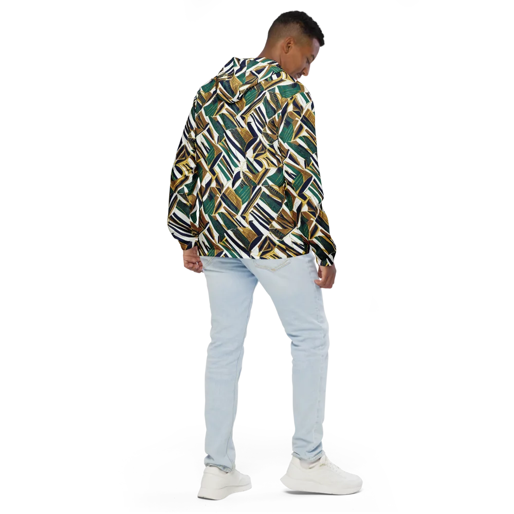 Gilded Tropic on Men's Windbreaker — Back