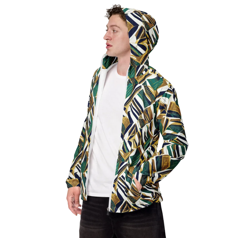Gilded Tropic on Men's Windbreaker — Left Front