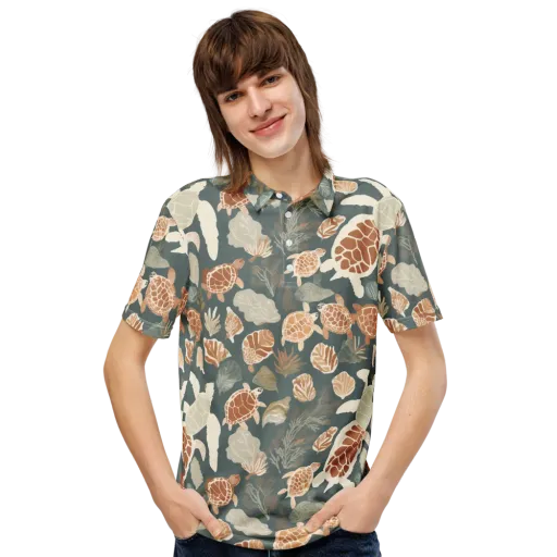 Reef Roaming on a Men's Slim Fit Polo Shirt